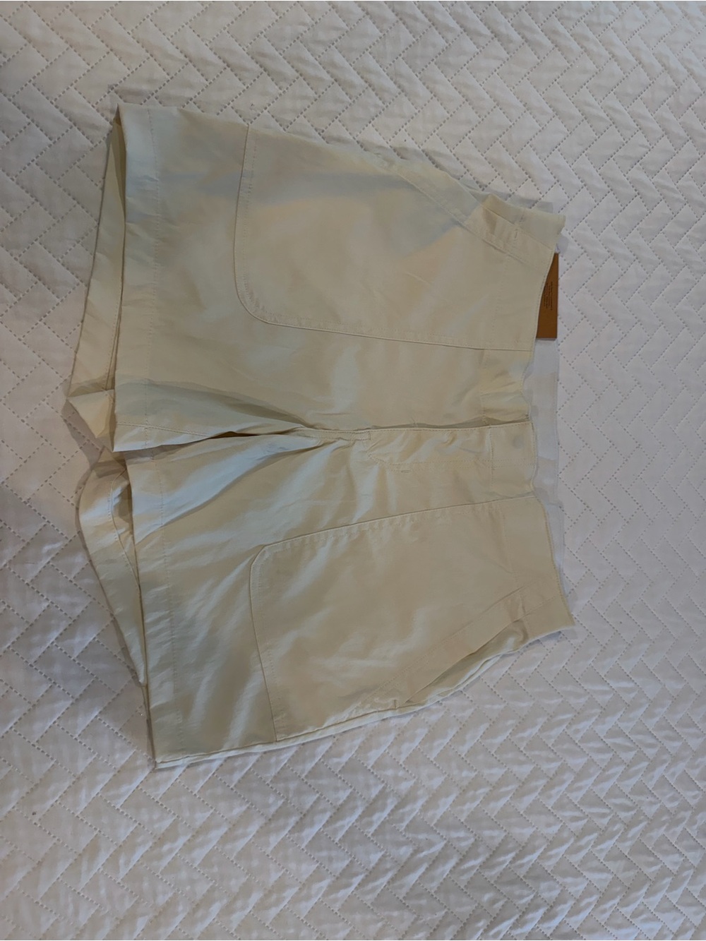 Eddie Bauer Cream High-Rise Utility Shorts